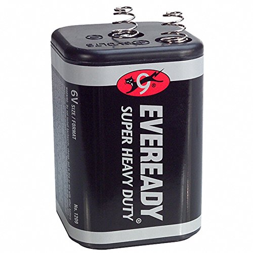 1 Piece Eveready 1209 Super Heavy Duty 6 Volt Spring Top Lantern