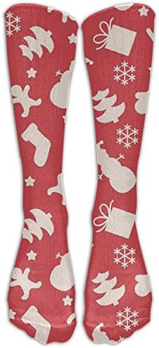 Christmas Snowflake Sokes Gloves Youth Soccer Socks Fasoar Teens Knee High Football Socks Long Striped Rugby Tube Socks