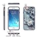 True Color Case Compatible iPhone 6s Case, Grayish Blue Marble [Stone Texture Collection] Slim Hybrid Hard Back + Soft TPU Bumper Protective Durable [True Protect Series] iPhone 6 / 6s 4.7