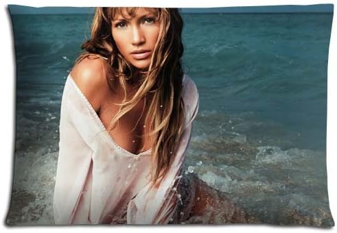 Zippered Shrink Resistant Jennifer Lopez Cotton Polyester Easy Cleaning Bedroom Pillow Cases 16x24 inch 40x60 cm