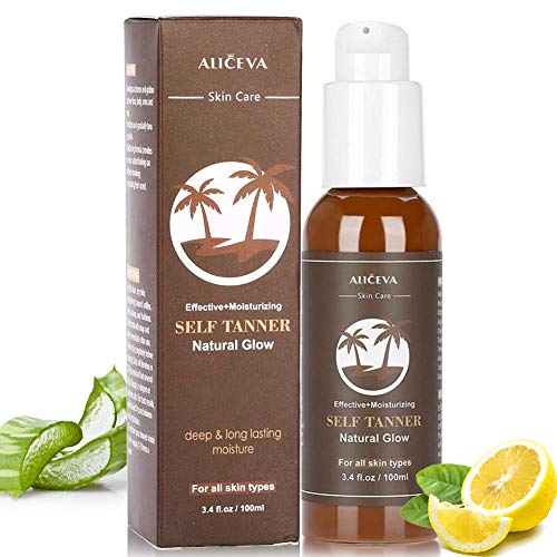 Buy Aliceva Self Tanner Tanning Lotion with & Natural Ingredients