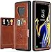 Galaxy Note 9 Case with Built-in Magnetic Backing,SXTech (Leather Cover Series) Slim Yet Protective with Card Holders.Kickstand Wallet Case Fit for Samsung Galaxy Note 9 (2018) 6.4