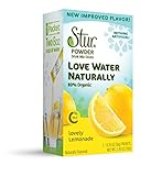 Stur Powdered Water Enhancer, Lemonade, 42 Count (Pack of 42)
