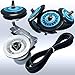 Rightex Dryer Repair Kit Compatible With Dryer - Includes Fit Roller Wheels DC97-16782A, Dryer Drum Belt 6602-001655, Dryer Idler Pulley DC93-00634A - Replacement Parts