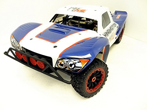 King Motor X2 HD Body Kit (blue/white) Fits 1/5 LOSI 5IVE T & Rovan LT SC 4WD Trucks