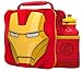 IRON MAN Kids Children 3D Lunch Box Bag With Sport Water Bottle