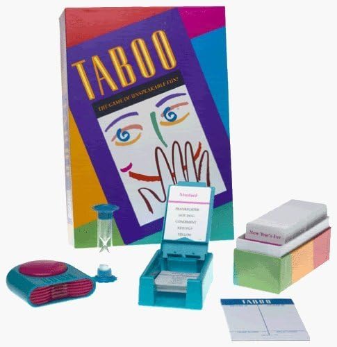 Milton Bradley Taboo - the Game of Unspeakable Fun (1989 Edition)