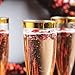 Gold Glitter Plastic Champagne Flutes: Elegant Clear Plastic Champagne Glasses Set for Formal Events - Bulk Disposable Champagne Flutes for Parties, Wedding Toasting, Showers and More - 30 Piec