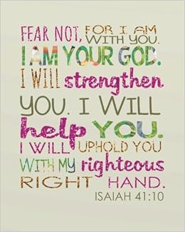 Fear not, for I am with you.: Bible Verse Bullet Journal Dot Grid ...