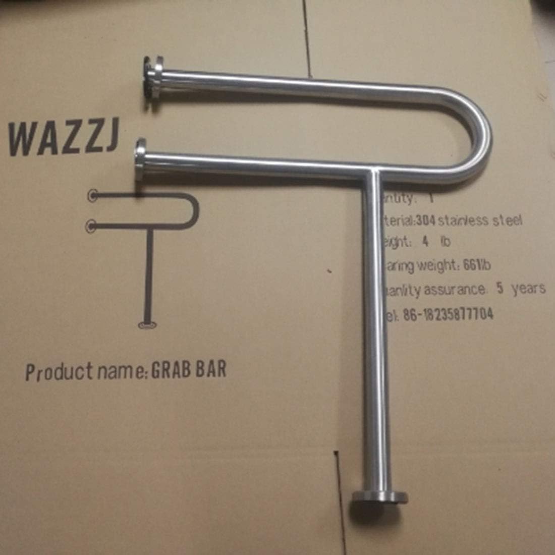 WAZZJ Handicap Grab Bars Toilet Rail Bathroom Support for Elderly Bariatric Disabled Stainless Steel Commode Medical Accessories Safety Hand Railing Guard Frame Shower Assist Aid Handrails Hand Grips: Kitchen & Dining