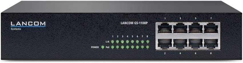Lancom GS 1108P Unmanaged 8 Port Gigabit Ethernet