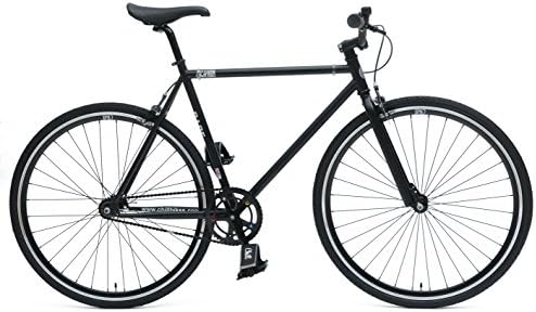 Chill Bikes Single-Speed Commuter Fixie Bike, 53cm/Large, Black/Black