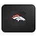 FANMATS 9991 Denver Broncos Back Row Utility Car Mat - 1 Piece - 14in. x 17in., All Weather Protection, Universal Fit, Molded Team Logo