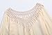 Women's Bathing Suits Cover Up Beach Bikini Swimsuit Swimwear Crochet Dress (One Size, Beige)