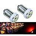 PA LED 10PCS #1893 #44 #47 #756 #1847 BA9S 4SMD LED Bayonet Pinball Machine Light Bulb Red-6.3V