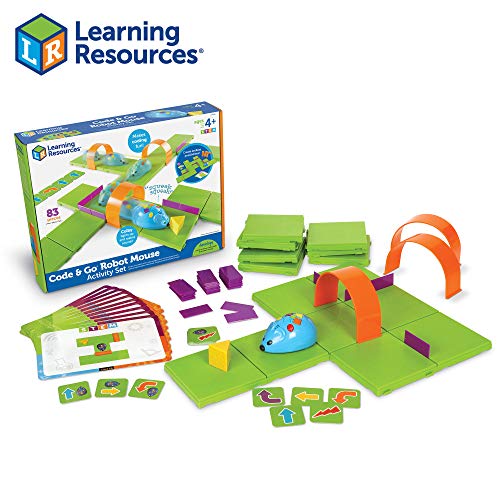 Learning Resources Code & Go Robot Mouse Activity Set, 83 Piece, Ages 4+