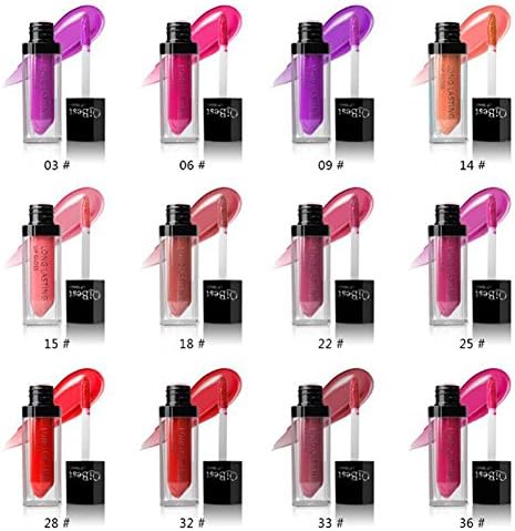 SailDeng Qibest 1PCS Matte Lip Gloss Long Lasting Non-stick Liquid Matte Lipstick #28