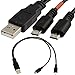 30CM USB 2.0 A Male Plug to 2 Micro Male Splitter Y Data Charge Cable Adapter primary