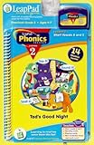 LeapPad Phonics Program Lesson 2: Short Vowels A and I: Tad's Good Night: Book and Cartridge