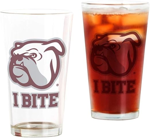 bulldog pint glasses