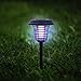 Solar Powered Light, Mosquito and Insect Bug Zapper-LED/UV Radiation Outdoor Stake Landscape Fixture for Gardens, Pathways, and Patios by Pure Garden