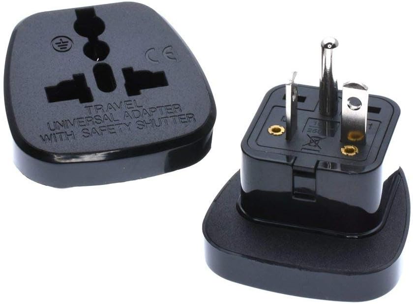 Universal T Rewireable NEMA 5-20P America Power Converter EU us au UK to USA Power Adaptor Plug
