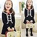 Shouhengda Kid Girls Tops Pullover Long Sleeve Dress Preppy Style Outwear Coat