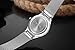 Affute Luxury Ultra Thin Men's Watches Analog Display Quartz Mesh Band Wrist Watch,Silver White