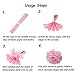 Cocodeko Hanging Set, Tissue Paper Poms Flower Fan and Honeycomb Balls for Birthday Baby Shower Wedding Festival Decorations-Pink, 3 Gram