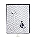 GEENNY OptimaBaby Nautical Explorer Sailor 6 Piece Baby Nursery Crib Bedding Set