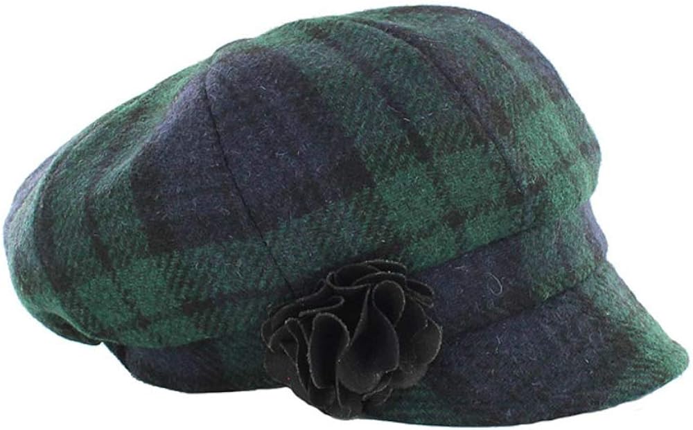 Irish Newsboy Cap Made in Ireland Women's Newsboy Hat 8 Panel Irish