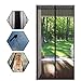 Magnetic Screen Door Black with Heavy Duty Mesh Curtain and Full Frame Velcro Fits Door Size up to 34x82 inch. Measure Your Door Size Carefully.