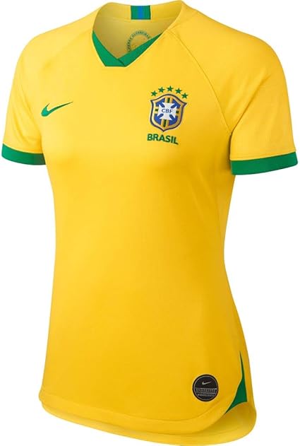 camiseta nike amarilla mujer