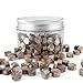 Champagne Gold Sealing Wax Beads, Yoption 210 Pieces Octagon Wax Seal Beads with Candles and Melting Spoon for Embellishment of Cards Envelopes, Wedding Invitations, Wine Packages, Gift Ideas
