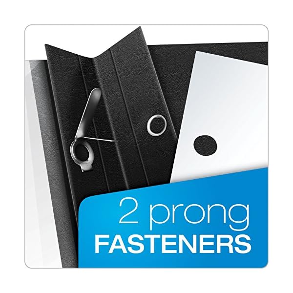 Oxford Premium Clear Front Report Covers, Black, Letter Size, 25 per