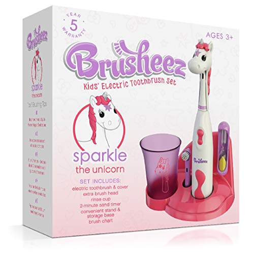 image for Brusheez Kid's Electric Toothbrush Set - Sparkle the Unicorn - New & I