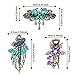 3 Pieces Women Hair Clips Hairpins Retro Vintage Metal French Barrette Jewelry (Style A)