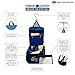 Neatpack Medium Size Hanging Nylon Toiletry Bag & Organizer with Detachable TSA Compliant Zipper Pocket and Swivel Style Hook