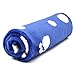 iNNEXT 2 Pack Warm Puppy Blanket for Pet Cushion, Car, Coach, Sofa, Furniture Protector, Small Dog Cat Bed Warm Sleep Mat, Pet Dog Cat Puppy Kitten Soft Blanket Doggy Warm Bed Mat Paw Print