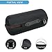 LTGEM Travel Protective Case for Bose SoundLink Revolve+ or Revolve+ (Series II) Portable & Long-Lasting Bluetooth 360 Speaker (Fits Charging Cradle, AC Adaptor and USB Cable) (Black)