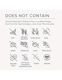 Gerente de Cortisol - Terapéutica Integrativa - Sueño, estrés y suplemento de apoyo de Cortisol* con Ashwagandha, Magnolia y L-Teanina - Apoyo a la salud Adrenal* - Vegano
