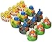 Rhode Island Novelty 2 Inch Carnival Rubber Ducks, One Dozen