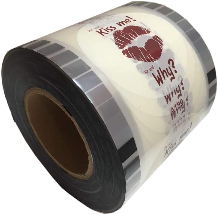 ICZW Milk sealing film tea cup seal film roll Bubble Boba Tea Sealing 2000 Cups for PP plastic and paper cups