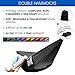 Yes4All Lightweight Double Camping Hammock with Strap & Carry Bag – Nylon Parachute Hammock / Lightweight Portable Hammock for Camping, Hiking (Black)
