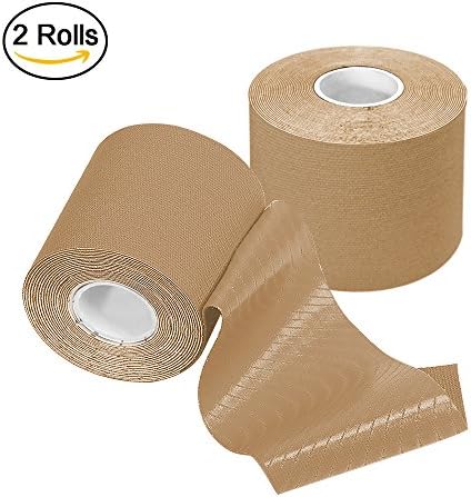 Kinesiology Tape, Tocean Elastic Therapeutic Tape - Recovery Sports Athletic Physio Therapy Injury Support Muscle Pain Relief - Breathable, Water Resistant, Latex free - Size: 5cm X 5m