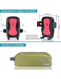 B Land   Trípode de luz para anillos de 5,7 pulgadas, YouTube Video Makeup, Mini cámara LED, soporte para teléfono celular, lámpara LED de escritorio, 3 modos de luz y 11 niveles de brillo