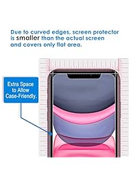 JETech - Protector de pantalla de privacidad para iPhone XR, película de cristal templado antiespía, 6,1 pulgadas, 2 unidades