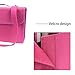 Samaz 80 Slots Marker Carrying Bag Marker Case for Primascolor Marker and Copic Marker (Rose Red)