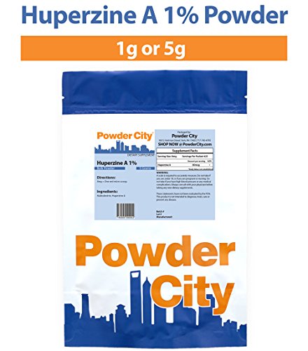 Powder City Huperzine A 1% (Huperzia Serrata) (5 Grams) Powder City Huperzine A 1% (Huperzia Serrata) (5 Grams)