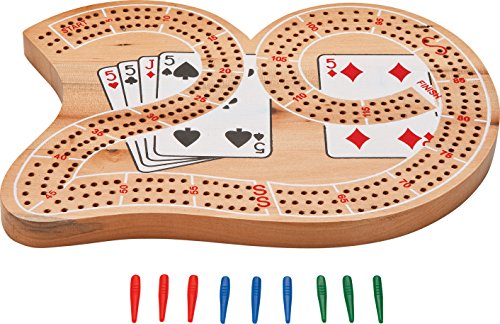 Mainstreet Classics Wooden "29" Cribbage Board Game Set